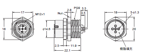 XS5 外觀尺寸 42 