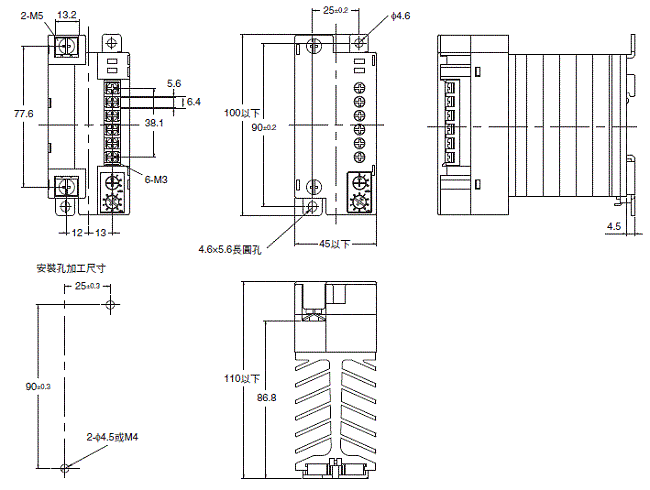 G3PF 外觀尺寸 2 