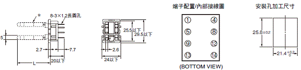 H3YN 外觀尺寸 29 