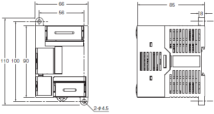 CP1E 外觀尺寸 2 