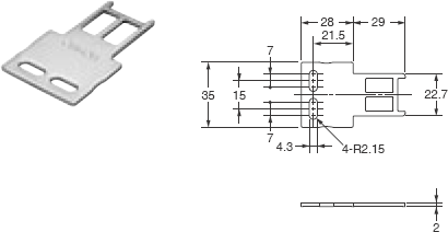 D4SL-N, D4SL-NSK10-LK[] 外觀尺寸 5 