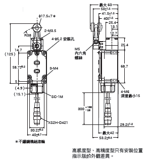 WL-N / WLG 外觀尺寸 37 