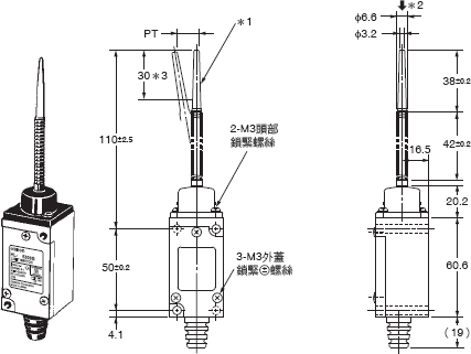 HL-5000 外觀尺寸 7 