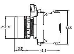 A22NN / A22NL 外觀尺寸 24 