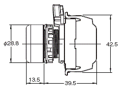 A22NN / A22NL 外觀尺寸 25 