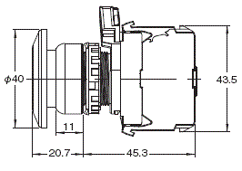 A22NN / A22NL 外觀尺寸 28 