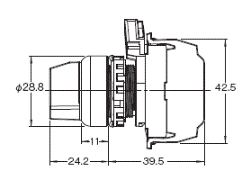 A22NS / A22NW 外觀尺寸 11 