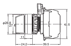 A22NS / A22NW 外觀尺寸 13 