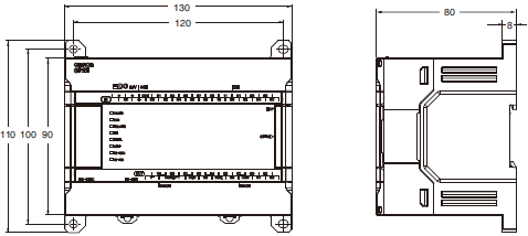 CP2E 外觀尺寸 7 