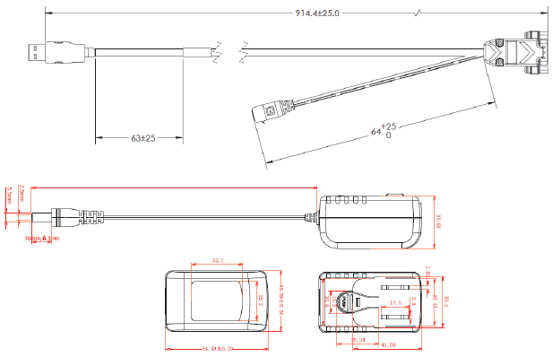 MicroHAWK F430-F / F420-F / F330-F / F320-F 外觀尺寸 57 