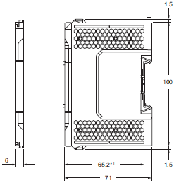 NX502-[][][][] 外觀尺寸 4 