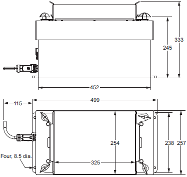 iPF Series 外觀尺寸 2 