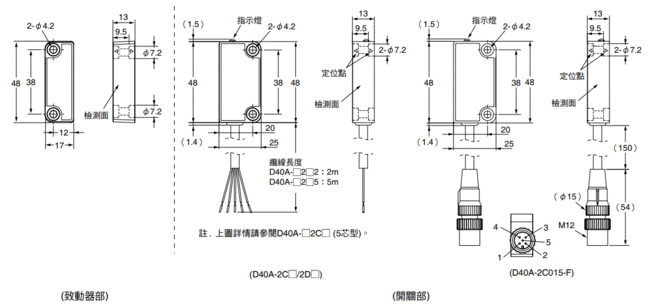 D40A-2 外觀尺寸 1 