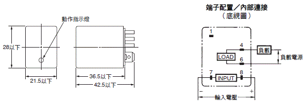 G9H 外觀尺寸 2 